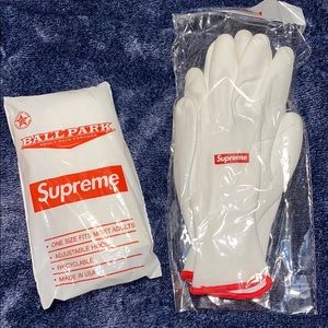 Supreme poncho and gloves